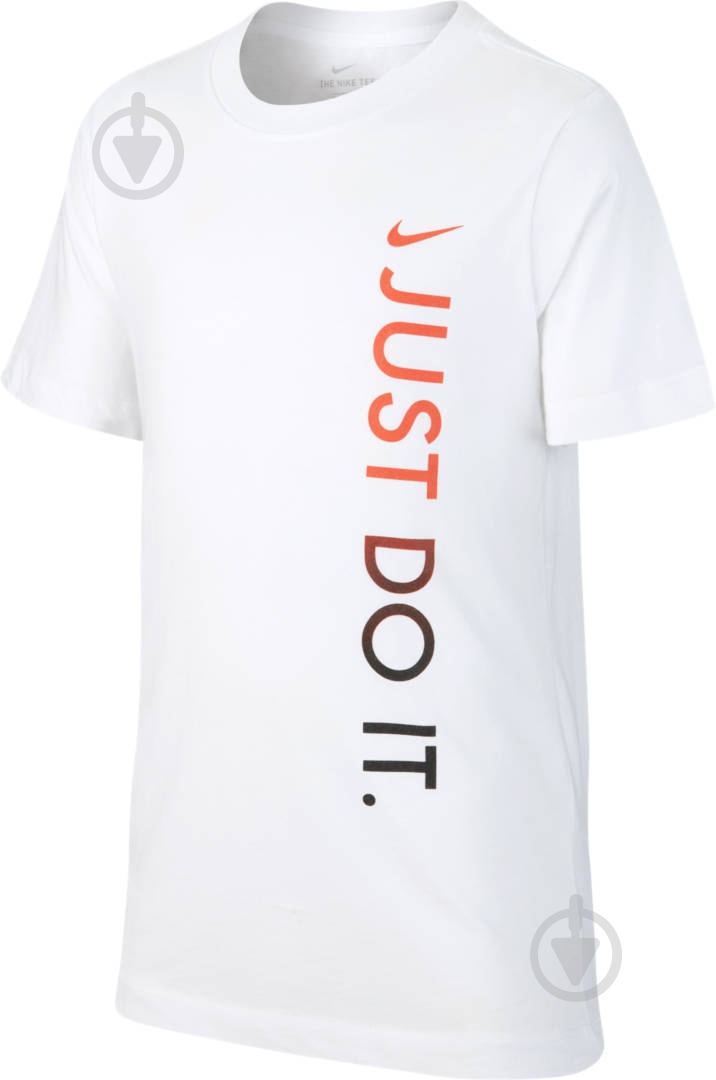 Футболка Nike U NSW TEE JDI VERTICAL CU4571-100 р.XS белый - фото 1