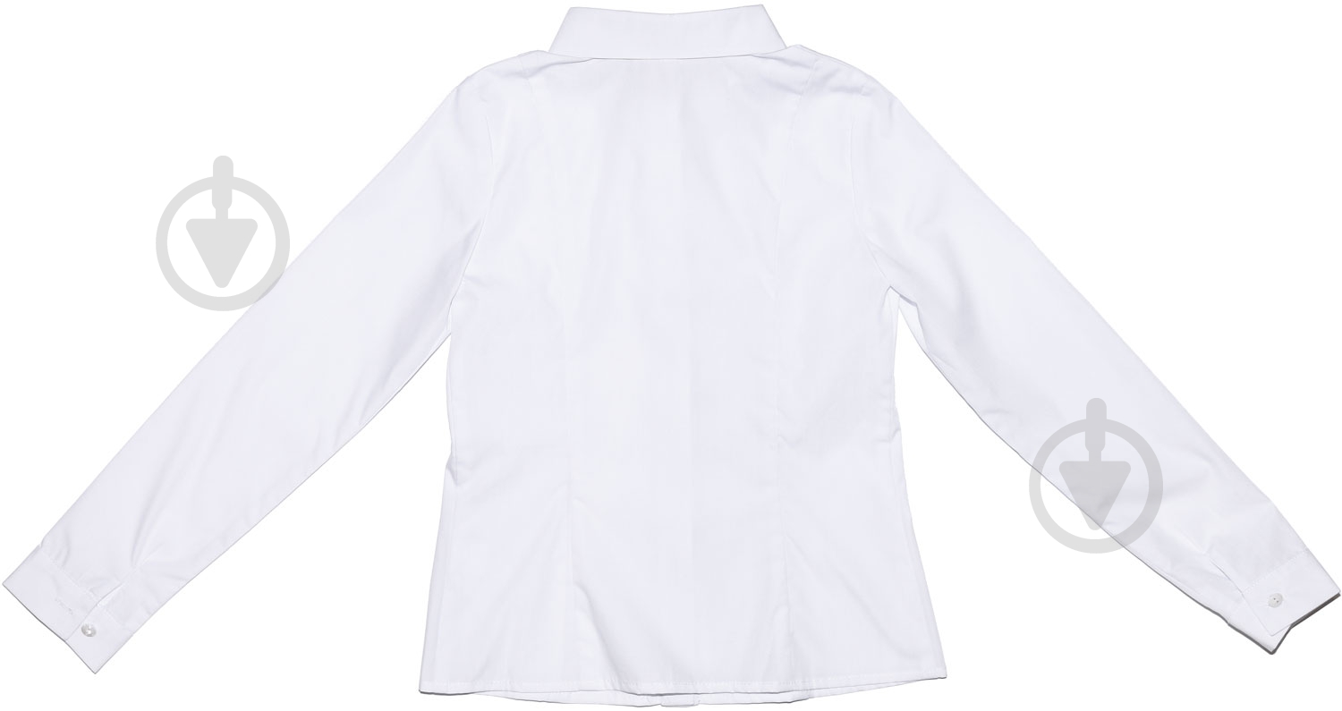 Блуза Sasha для девочек р.146 белый - фото 7 Блуза Sasha для девочек р.146 белый - фото 7