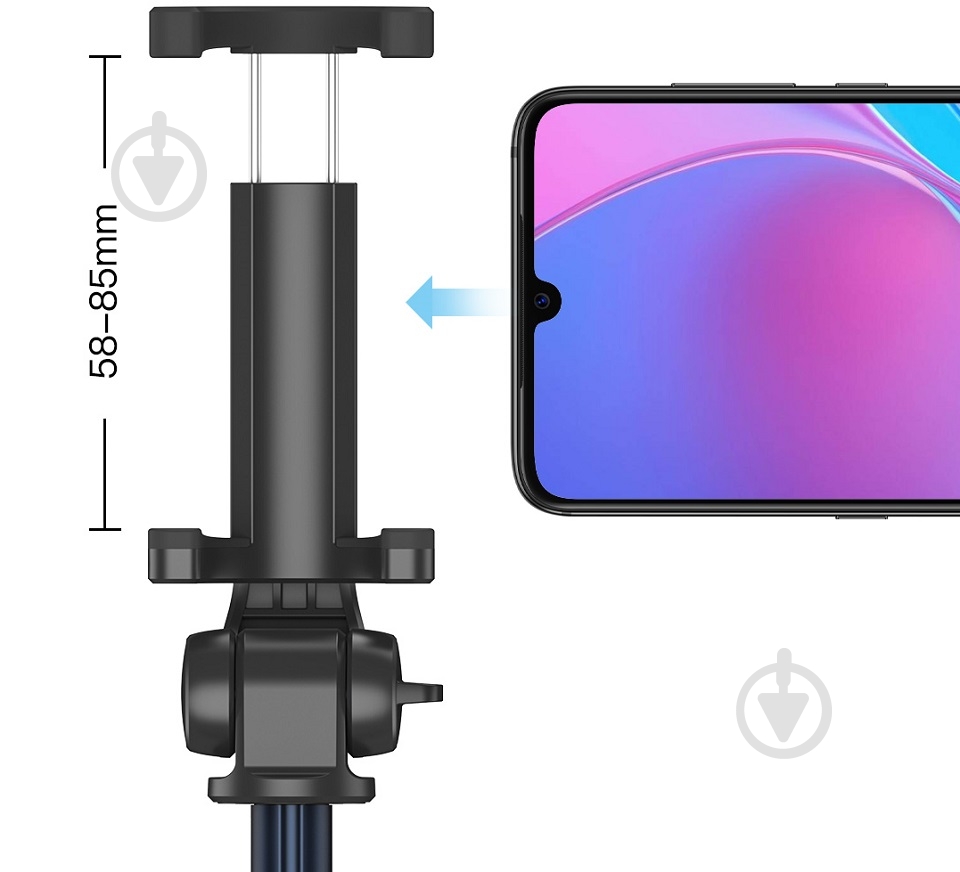 Селфи-монопод Xiaomi Yuemi YMI Selfie Stick black - фото 7 Селфи-монопод Xiaomi Yuemi YMI Selfie Stick black - фото 7