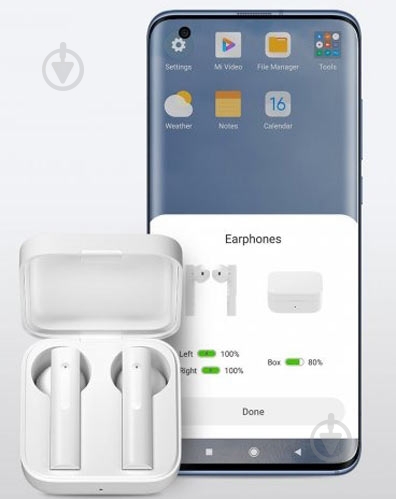 Наушники Xiaomi True Wireless Earphones white (Mi True Wireless Earphones 2 Basic White) - фото 4 Наушники Xiaomi True Wireless Earphones white (Mi True Wireless Earphones 2 Basic White) - фото 4