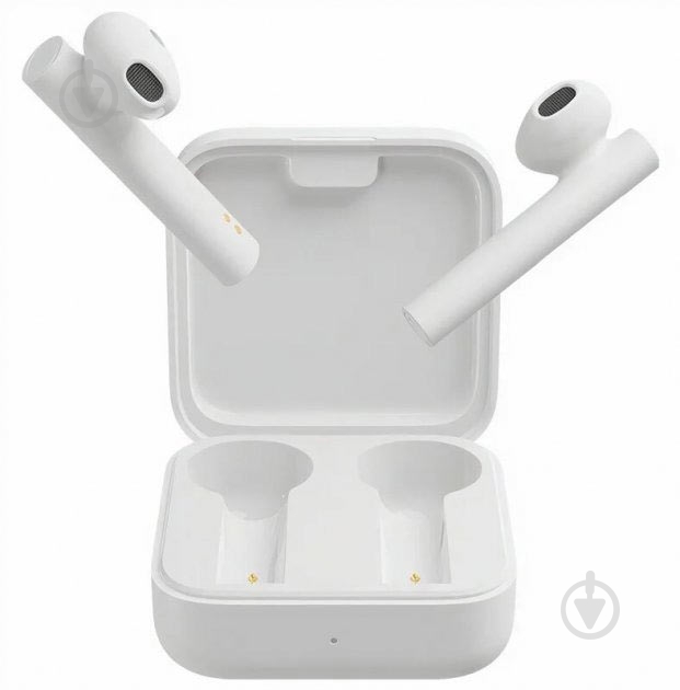 Наушники Xiaomi True Wireless Earphones white (Mi True Wireless Earphones 2 Basic White) - фото 2 Наушники Xiaomi True Wireless Earphones white (Mi True Wireless Earphones 2 Basic White) - фото 2