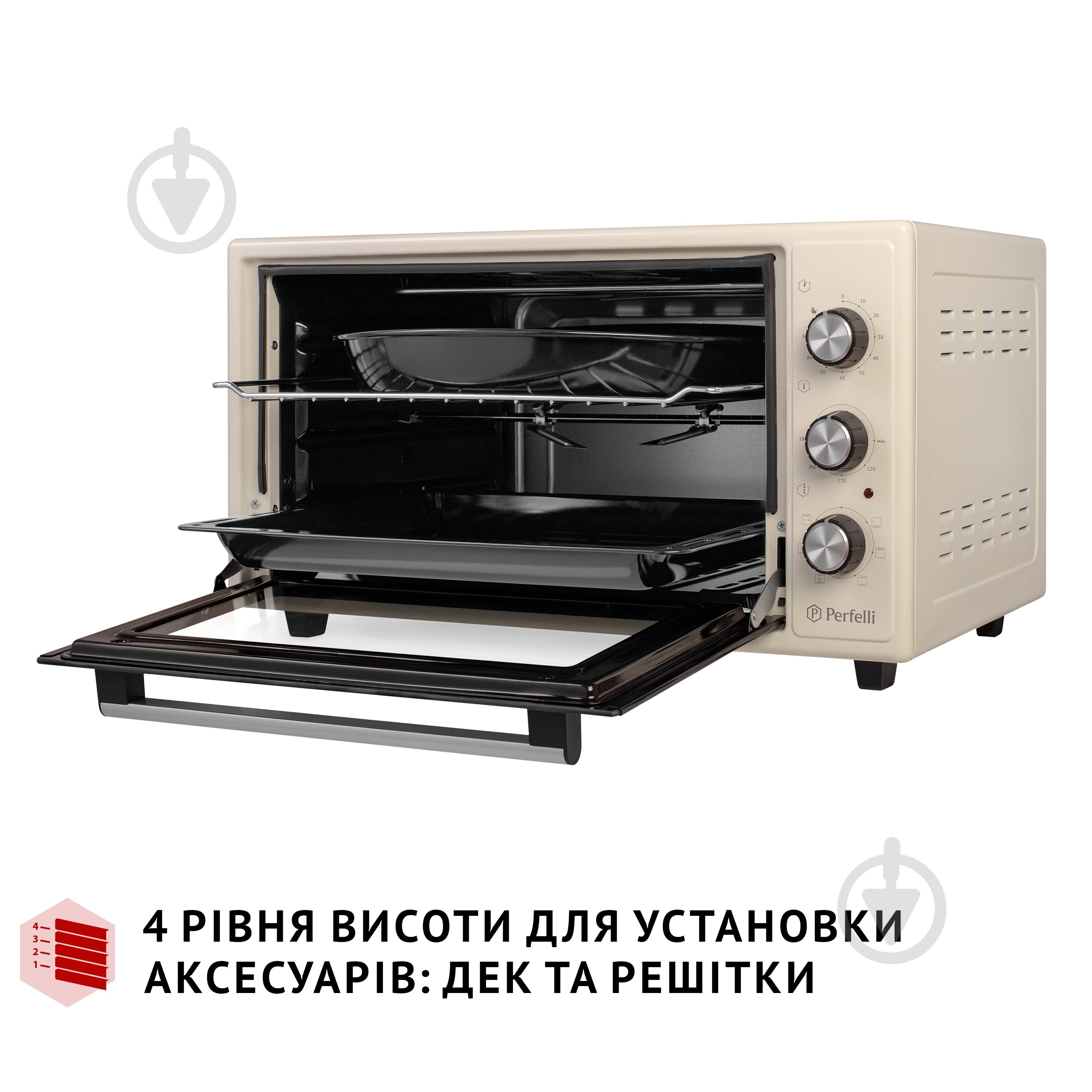 Электрическая печь Perfelli Sierra 48 Ivory - фото 11