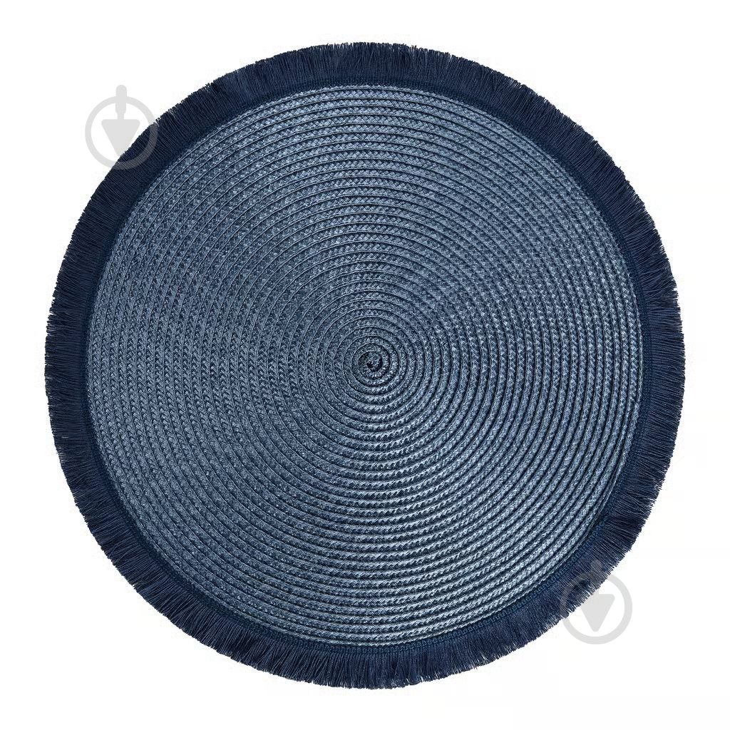 Килимок для сервірування Ambition Hawai 38 см ПВХ/ПС синій - фото 1