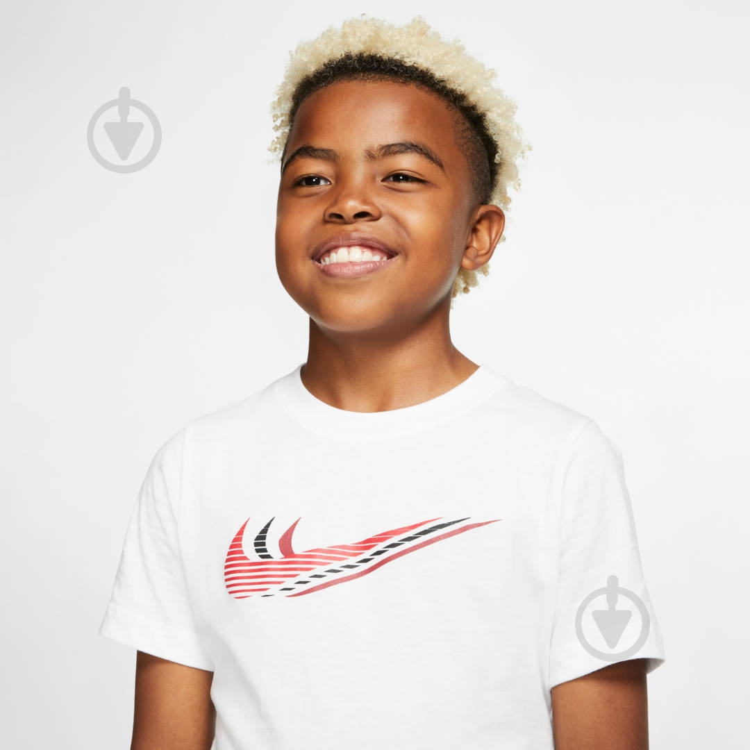 Футболка Nike U NSW TEE TRIPLE SWOOSH CU4572-100 р.L белый - фото 6