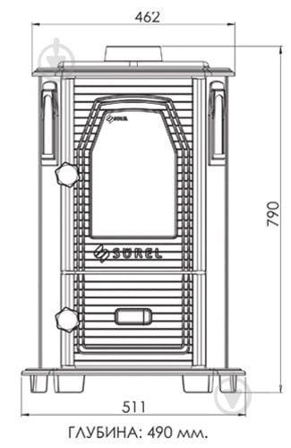 Піч-камін Duval EM-5115 - фото 3