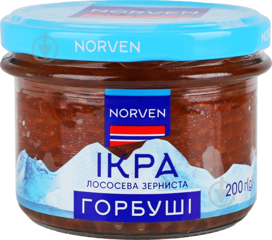 Икра горбуши зернистая 200 г Norven - фото 5 Икра горбуши зернистая 200 г Norven - фото 5