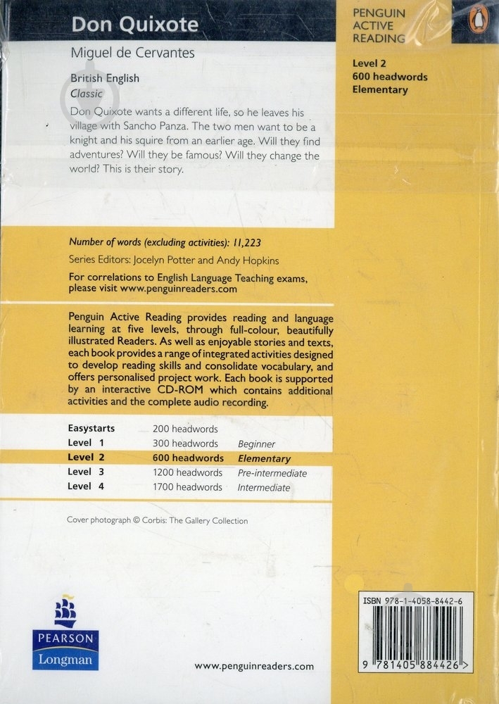Книга Мігель Сервантес  «Penguin Readers Level 2: Don Quixote с диском» 978-1-4058-8442-6 - фото 3
