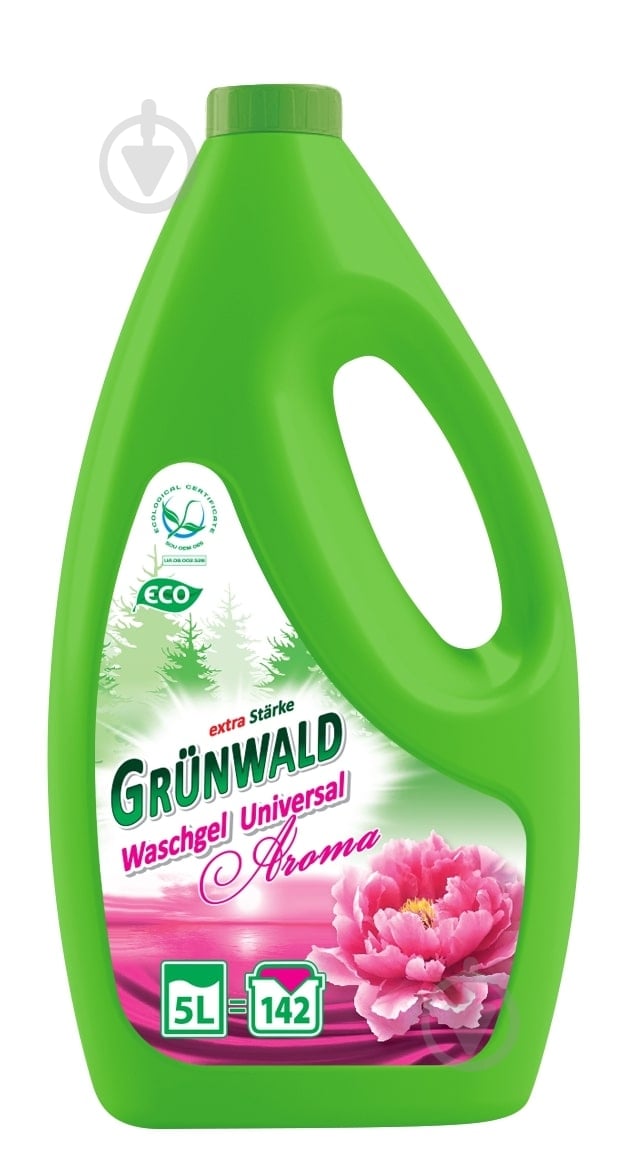 Гель для машинной и ручной стирки Grunwald Universal Aroma 5 л - фото 1 Гель для машинной и ручной стирки Grunwald Universal Aroma 5 л - фото 1