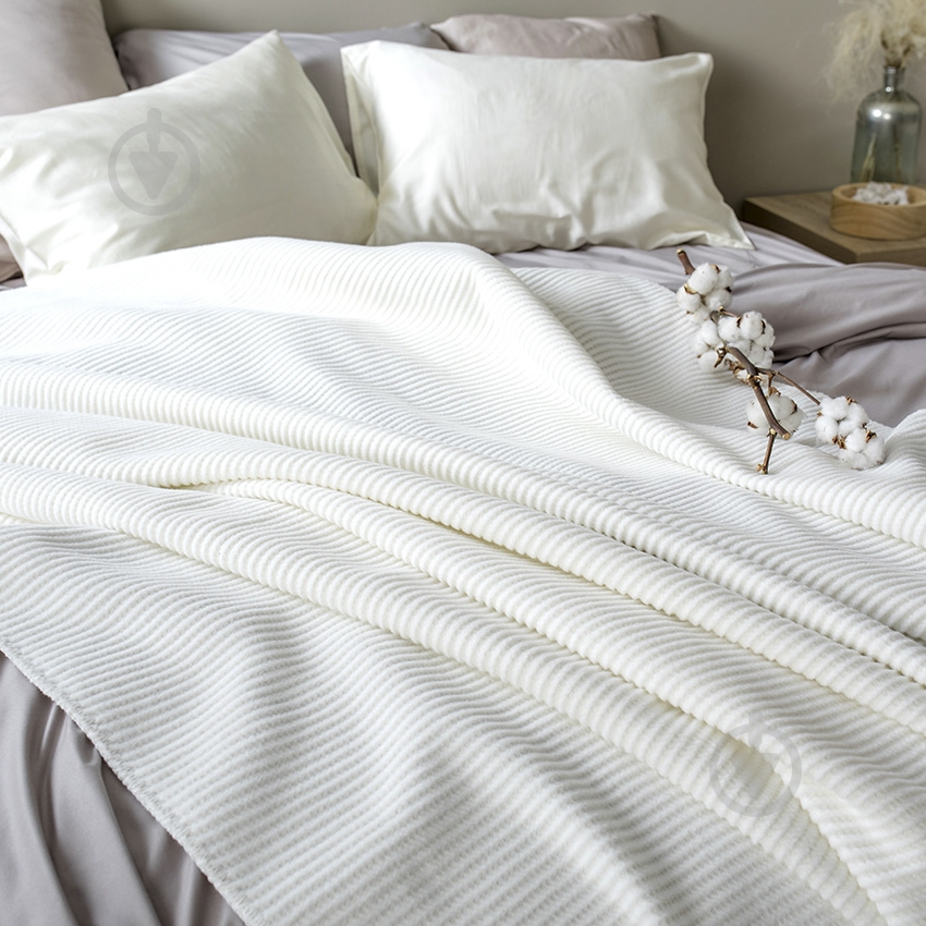 Плед покрывало Adina 200x230 см молоко IDEIA - фото 4