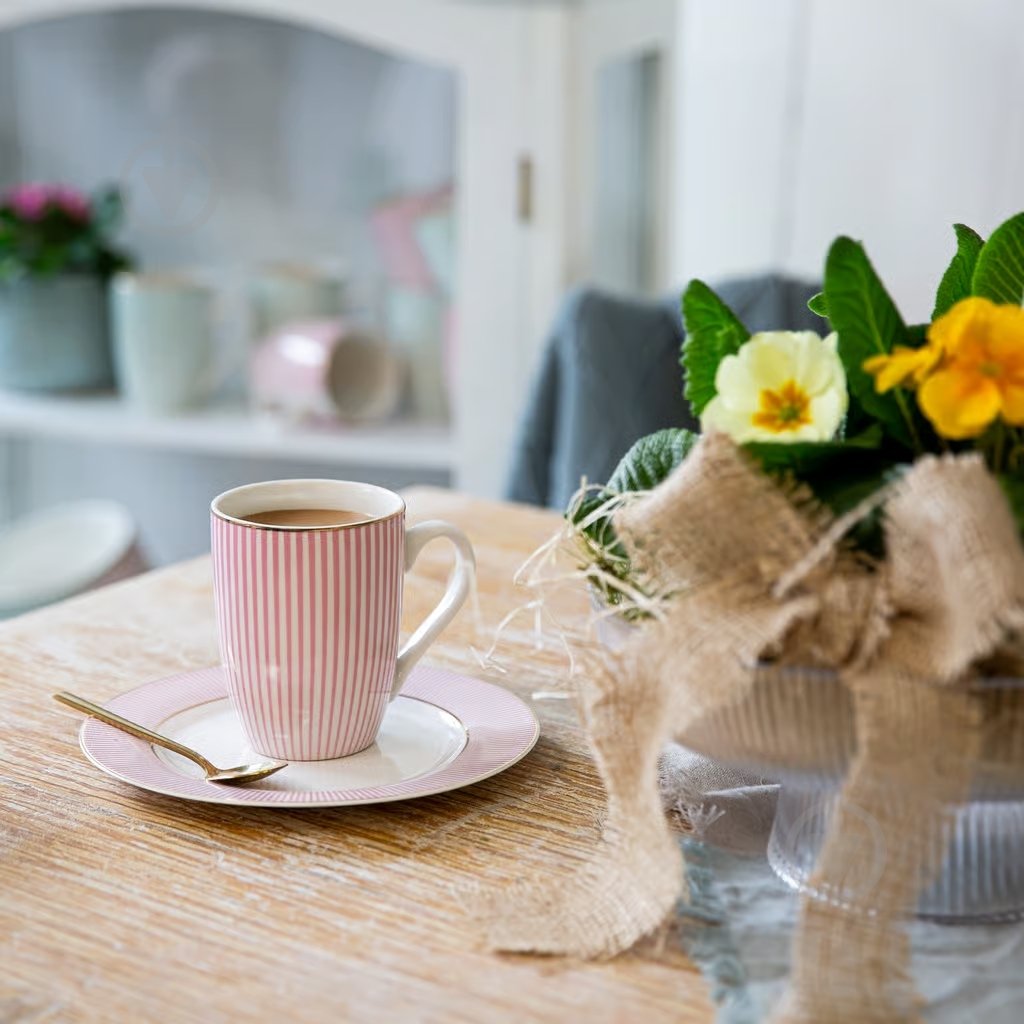 Тарелка десертная Ambition BLISS 19 см бело-розовая - фото 2 Тарелка десертная Ambition BLISS 19 см бело-розовая - фото 2