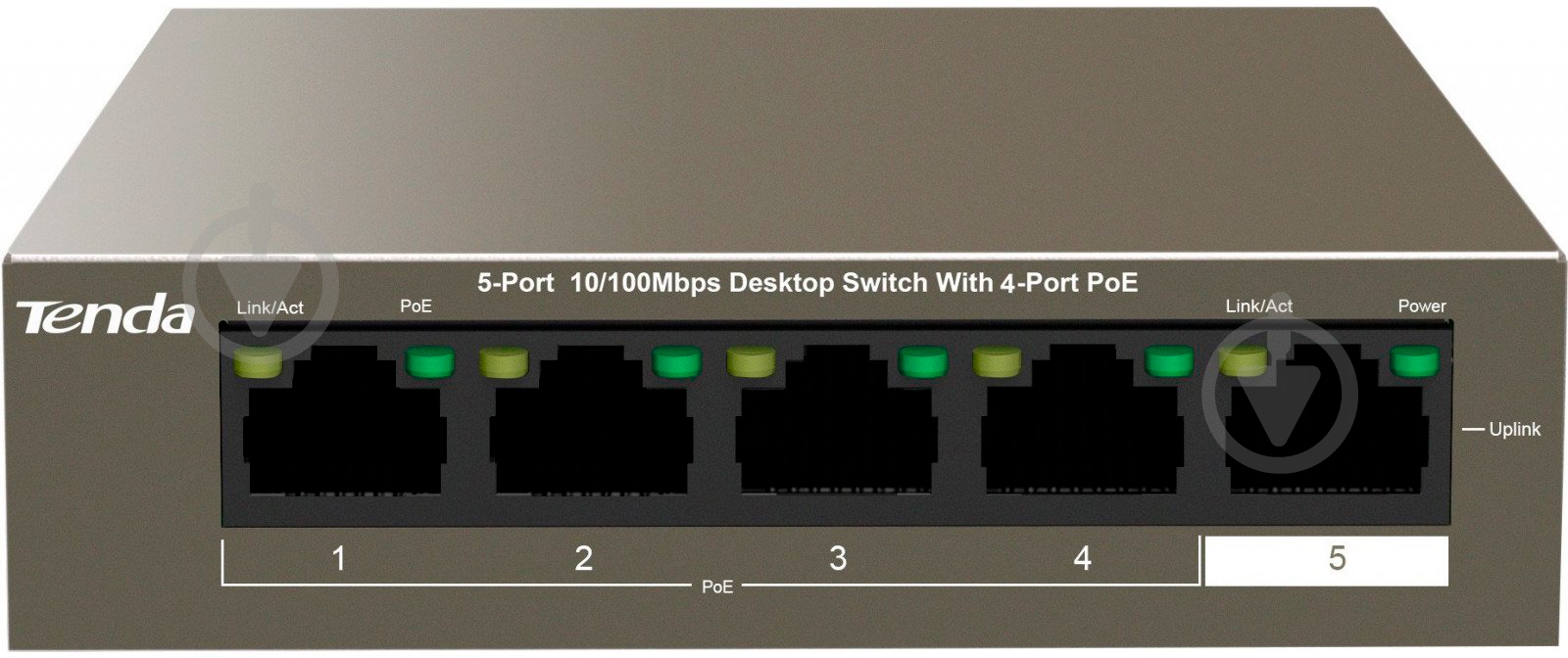 Коммутатор TENDA TEF1105P-4-38W - фото 1