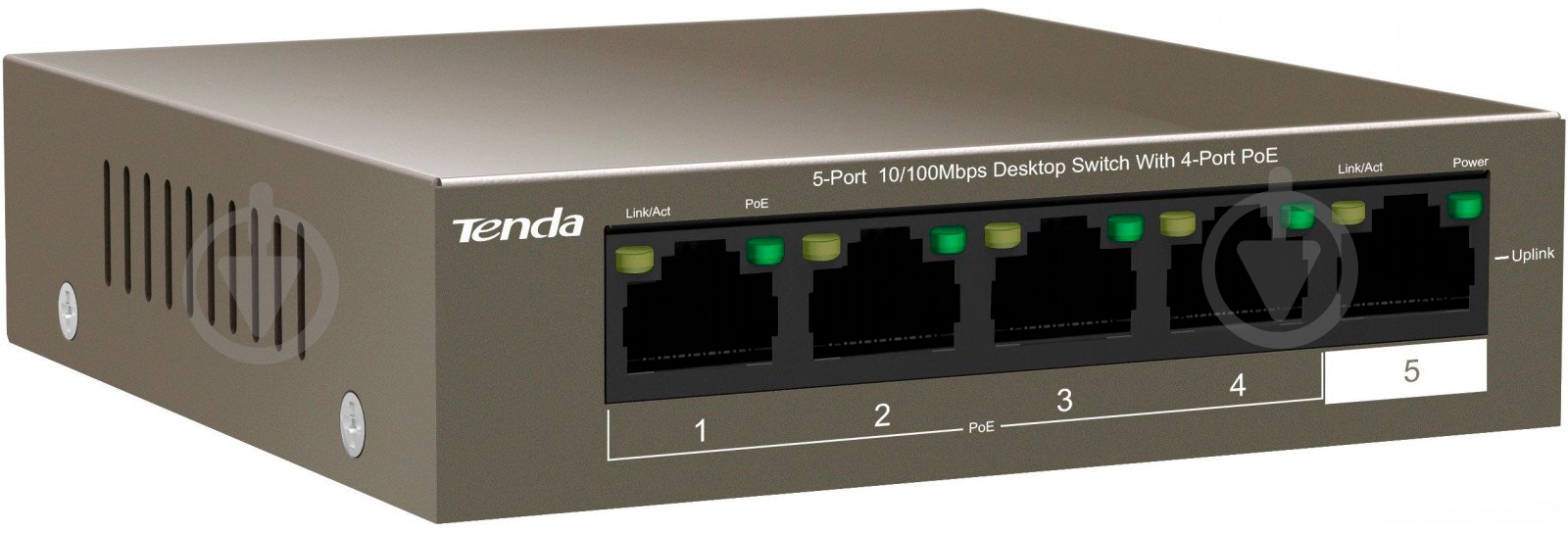 Коммутатор TENDA TEF1105P-4-38W - фото 2