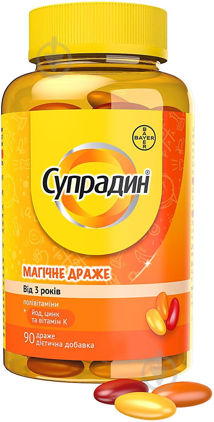 Супрадин Bayer магічне драже др. №90 - фото 1 Супрадин Bayer магічне драже др. №90 - фото 1