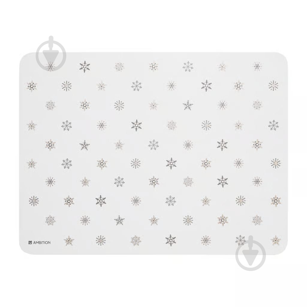 Килимок для сервірування Ambition little stars ПП 40x30 см білий - фото 1