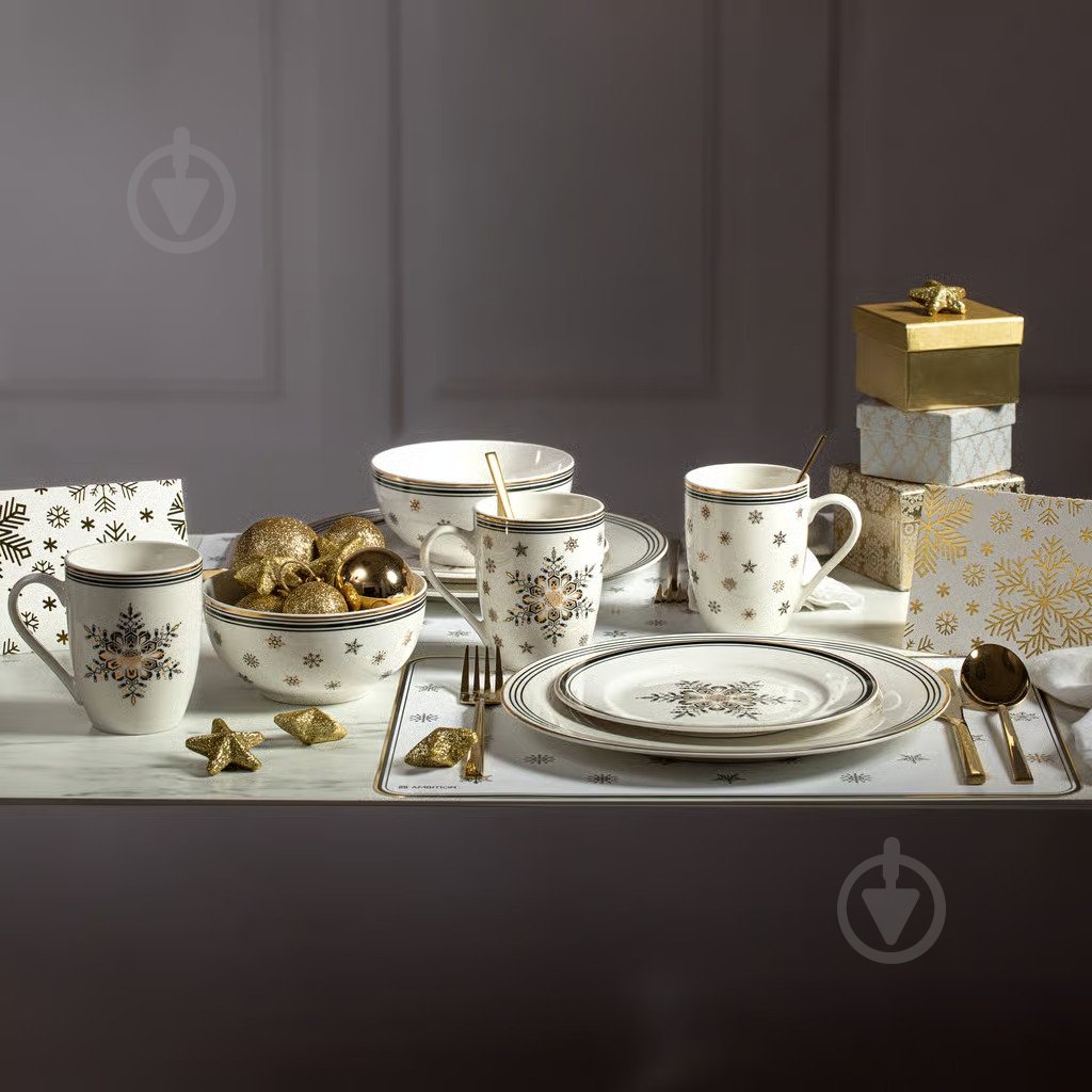 Килимок для сервірування Ambition little stars ПП 40x30 см білий - фото 2