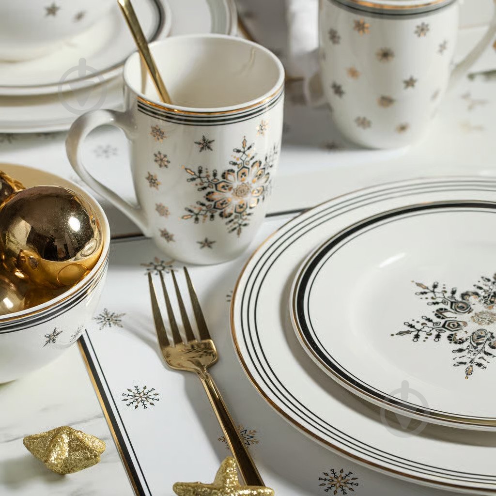 Килимок для сервірування Ambition little stars ПП 40x30 см білий - фото 4