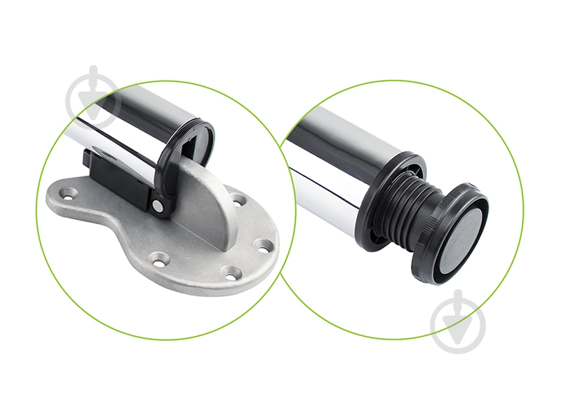 Нога откидная DC 710 мм - фото 2 Нога откидная DC 710 мм - фото 2