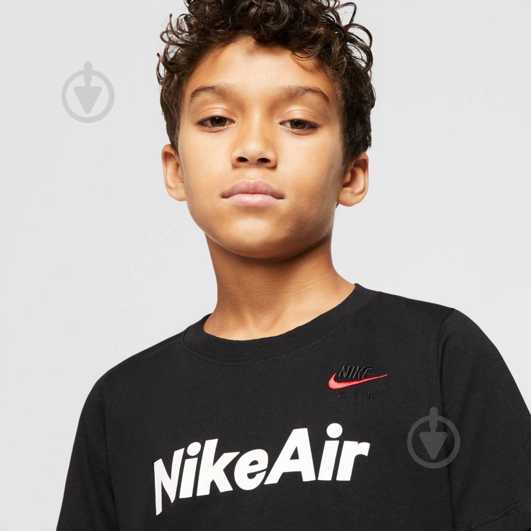 Футболка Nike B NSW TEE AIR C&S CU6607-011 р.S черный - фото 6