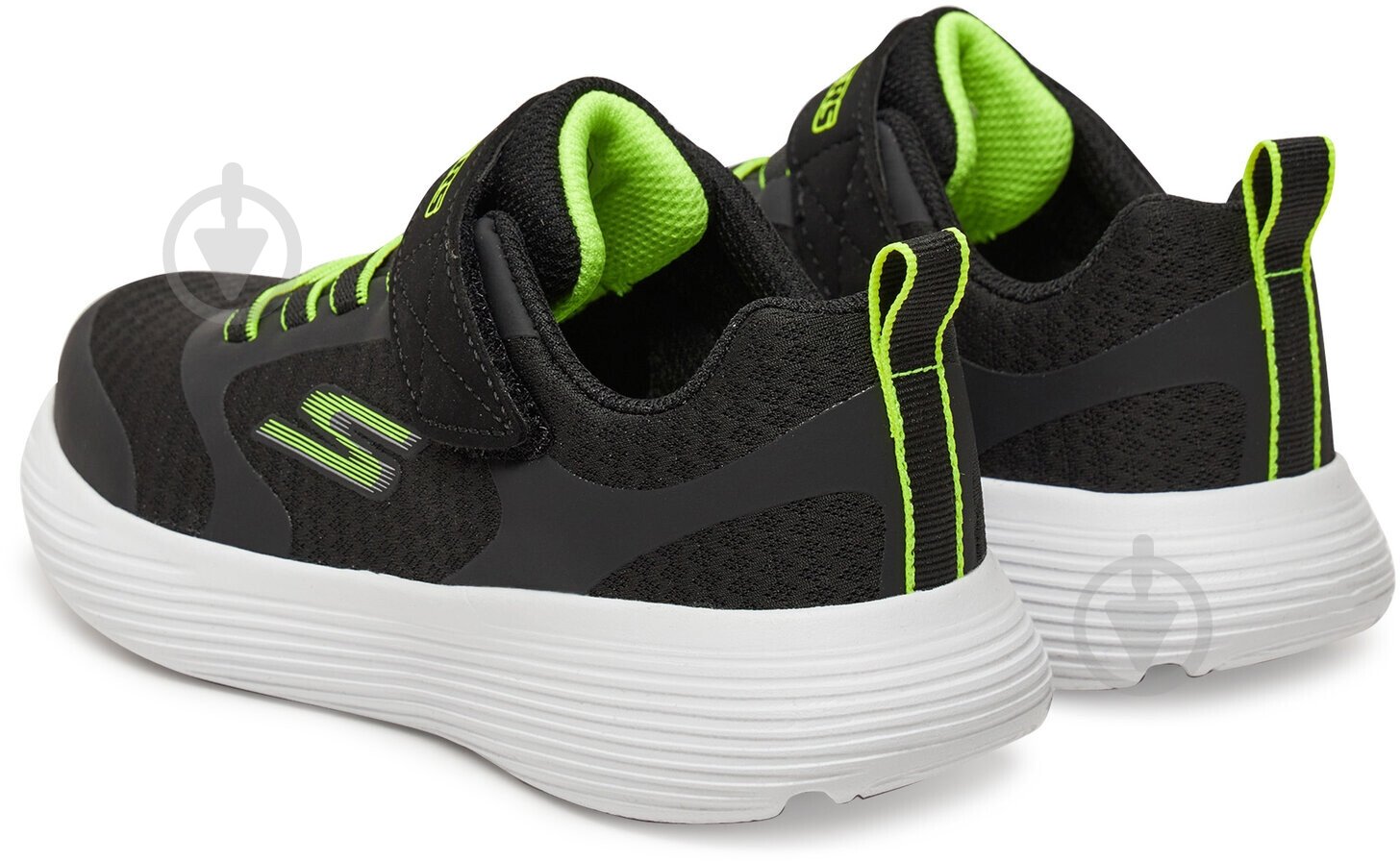 Кроссовки для мальчиков Skechers GO RUN 400 V2 405095L BKYL р.32 черные - фото 3 Кроссовки для мальчиков Skechers GO RUN 400 V2 405095L BKYL р.32 черные - фото 3