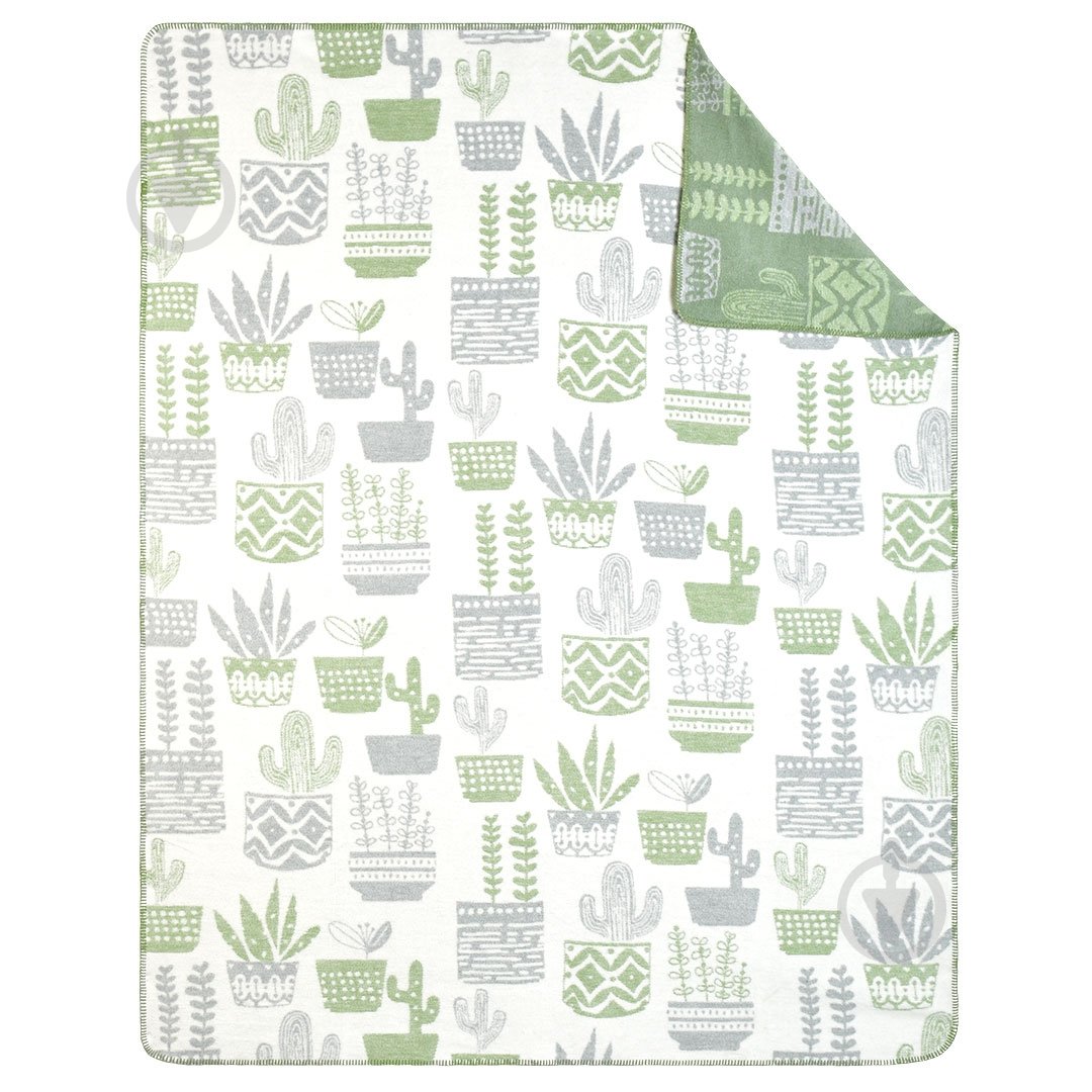Плед покрывало Kassandra Cactus 150x200 см IDEIA - фото 2 Плед покрывало Kassandra Cactus 150x200 см IDEIA - фото 2