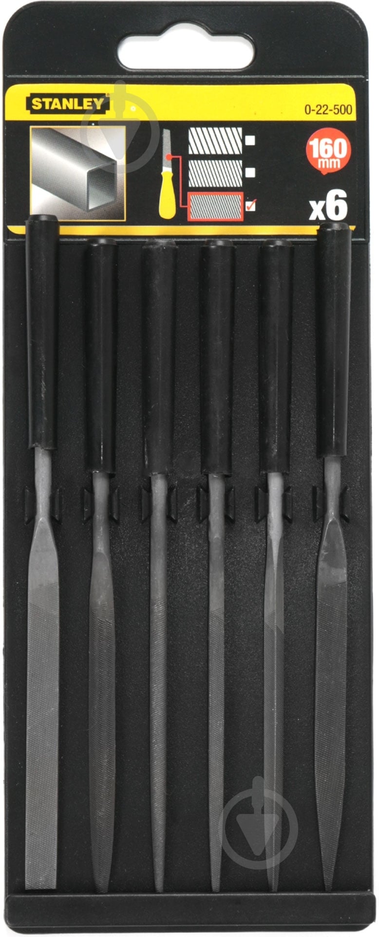 Набор надфилей Stanley  6 шт. 0-22-500 - фото 1