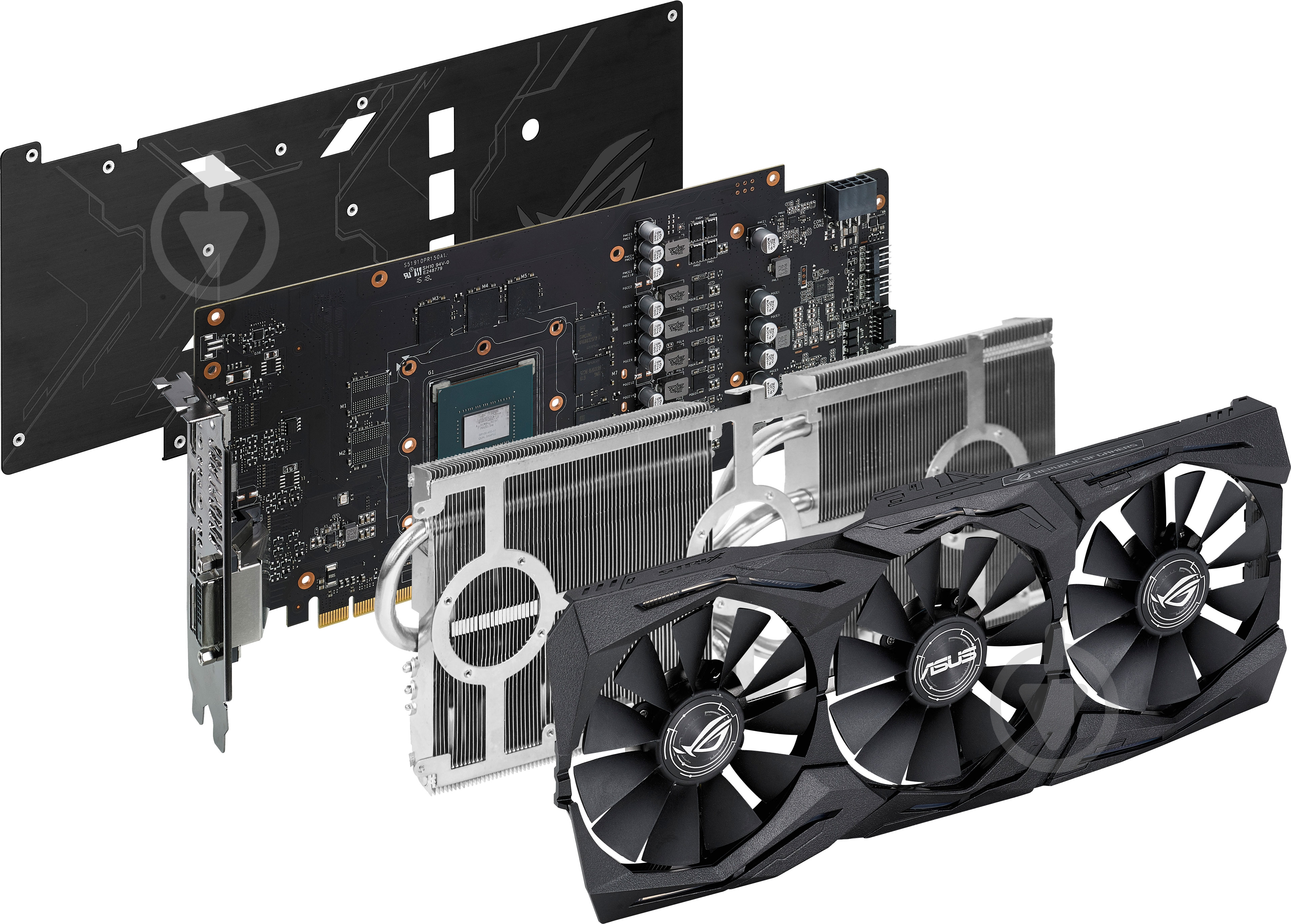 ᐉ Видеокарта Asus GeForce GTX 1060 ROG Strix 6GB GDDR5 192bit