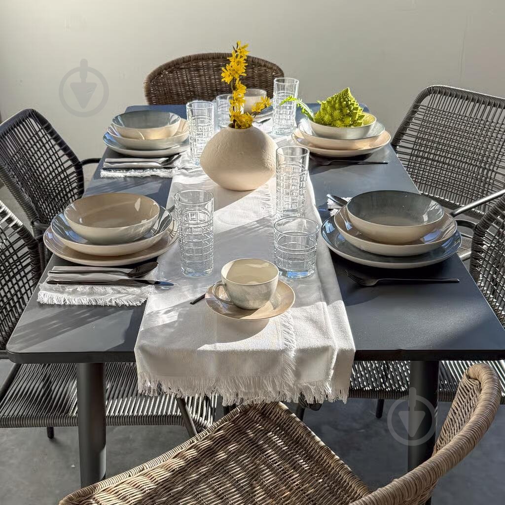 Салатник Ambition Aqua 17,8 см синьо-сірий - фото 2