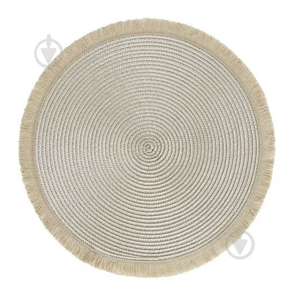 Коврик для сервировки Ambition Hawai 38 см ПВХ/ПС кремовый - фото 1 Коврик для сервировки Ambition Hawai 38 см ПВХ/ПС кремовый - фото 1