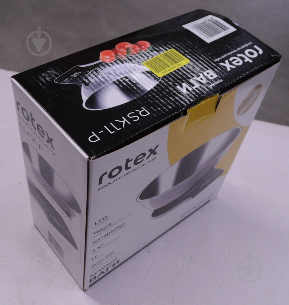 УЦЕНКА! Весы кухонные Rotex RSK11-P (УЦ №54) - фото 6 УЦЕНКА! Весы кухонные Rotex RSK11-P (УЦ №54) - фото 6