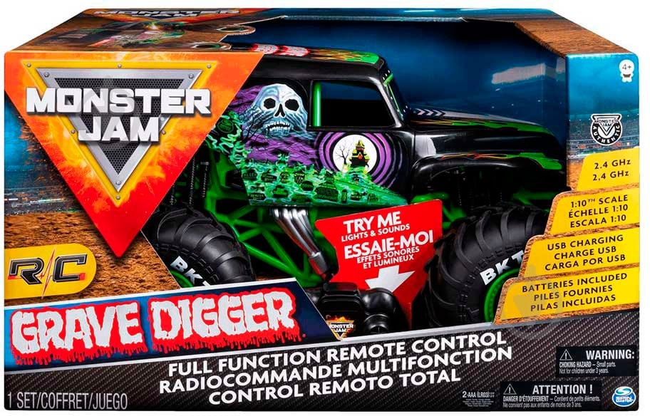 Машинка на радиоуправлении Monster Jam 1:10 6044994 - фото 3 Машинка на радиоуправлении Monster Jam 1:10 6044994 - фото 3