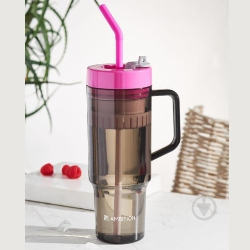 Термокружка Ambition NEON 1.25 л пластик - фото 3