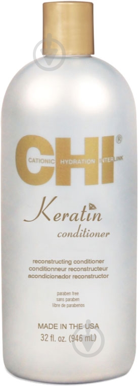Кондиціонер CHI Keratin відновлювальний кератиновий 946 мл - фото 1