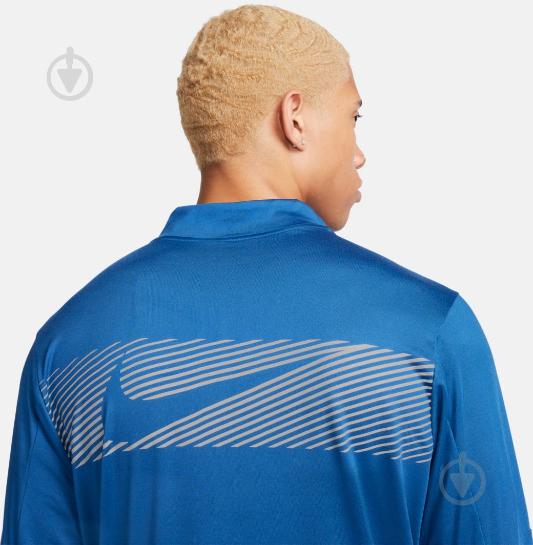 Джемпер Nike M NK DF ELMNT TOP HZ FLASH HBR FB8556-476 р.L синій - фото 4