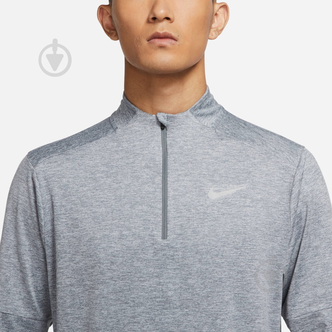 Джемпер Nike M NK DF ELMNT TOP HZ DD4756-084 р.M серый - фото 3