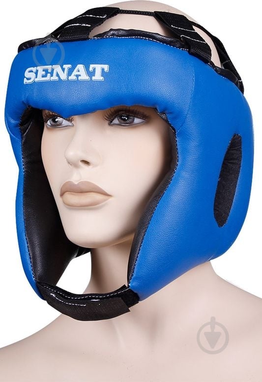 Шолом боксерський SENAT р. S 1710-bl-NEW синій - фото 1 Шолом боксерський SENAT р. S 1710-bl-NEW синій - фото 1