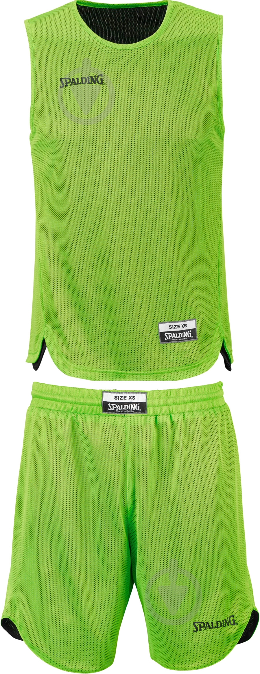 Форма баскетбольная Spalding Doubleface kids set 300401004 р.M черный - фото 1