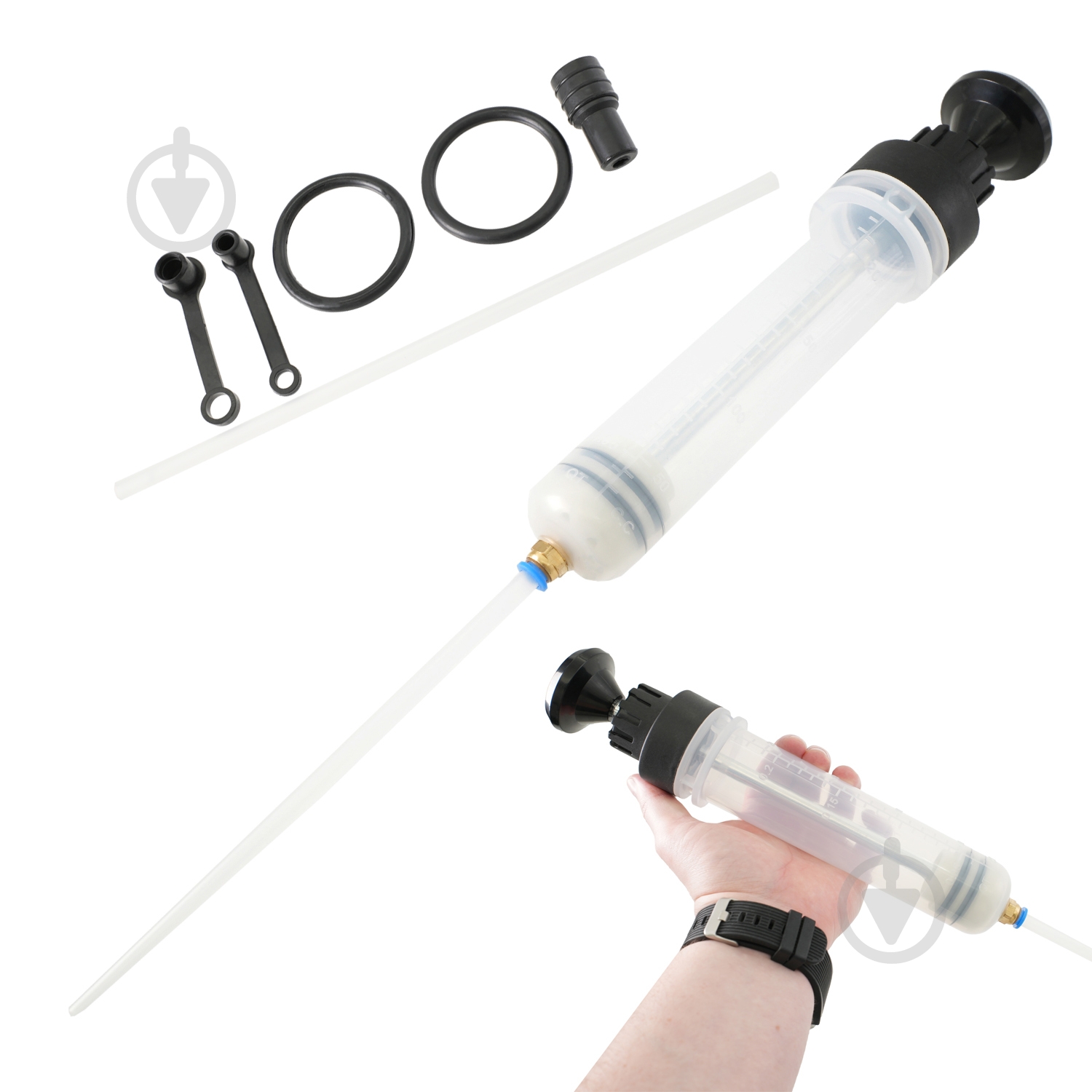 Шприц для замены тормозной и других технических жидкостей 0,2 л G.I.KRAFT BB200CC - фото 1