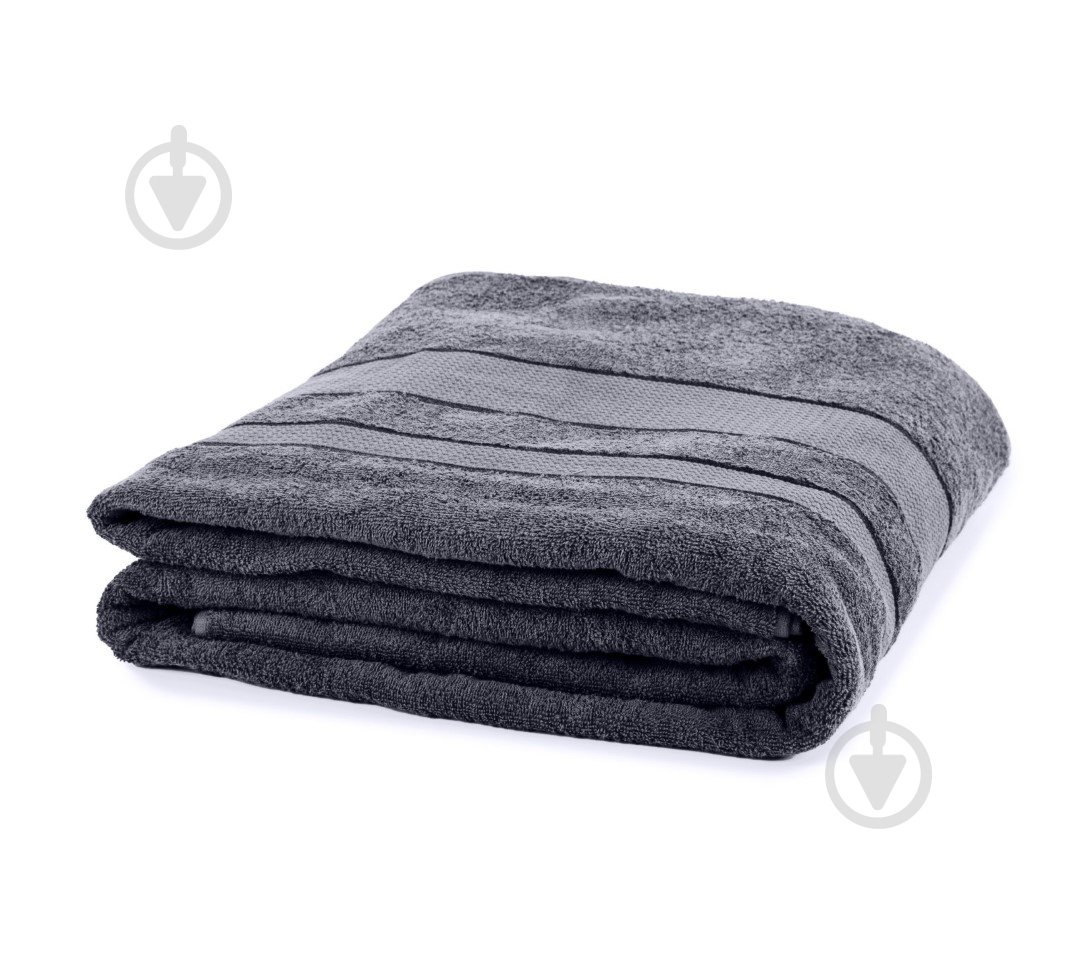 Простирадло махрове 200x220 см темно-сірий ТЕКС - фото 1 Простирадло махрове 200x220 см темно-сірий ТЕКС - фото 1