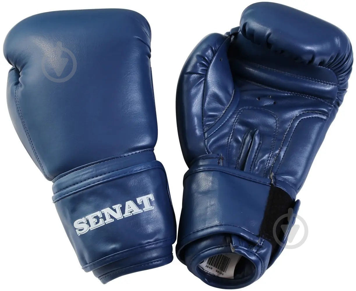 Боксерські рукавиці SENAT 1550-bl р. 8 8oz синій - фото 1