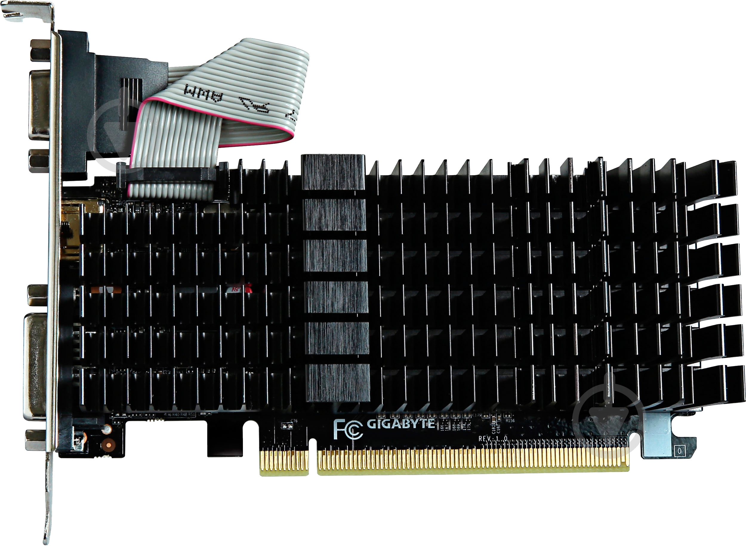 Видеокарта Gigabyte GeForce GT 710 1GB DDR3 64bit (GV-N710SL-1GL) - фото 1 Видеокарта Gigabyte GeForce GT 710 1GB DDR3 64bit (GV-N710SL-1GL) - фото 1