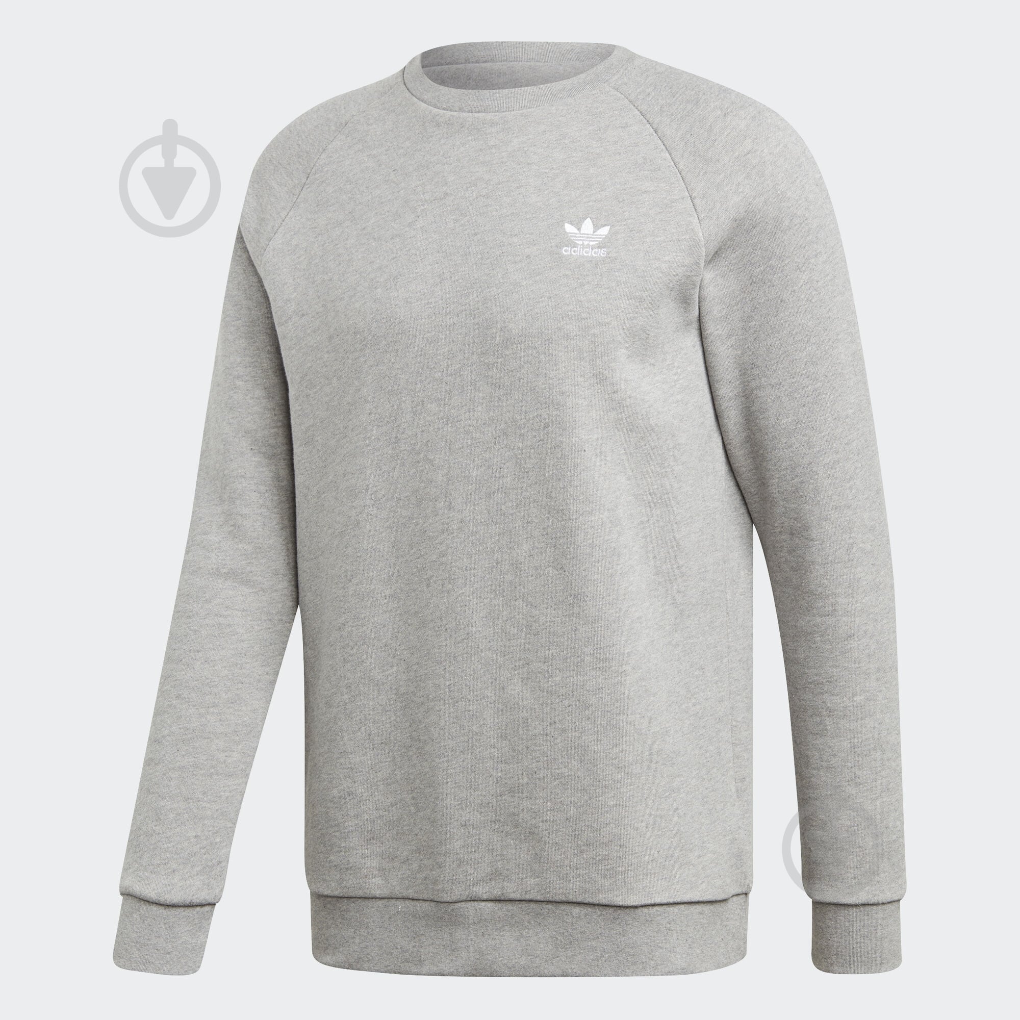 Джемпер Adidas ESSENTIAL CREW DV1642 р.L-XL серый - фото 1 Джемпер Adidas ESSENTIAL CREW DV1642 р.L-XL серый - фото 1