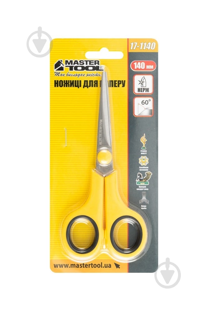 Ножницы MasterTool 140 мм 17-1140 - фото 3 Ножницы MasterTool 140 мм 17-1140 - фото 3