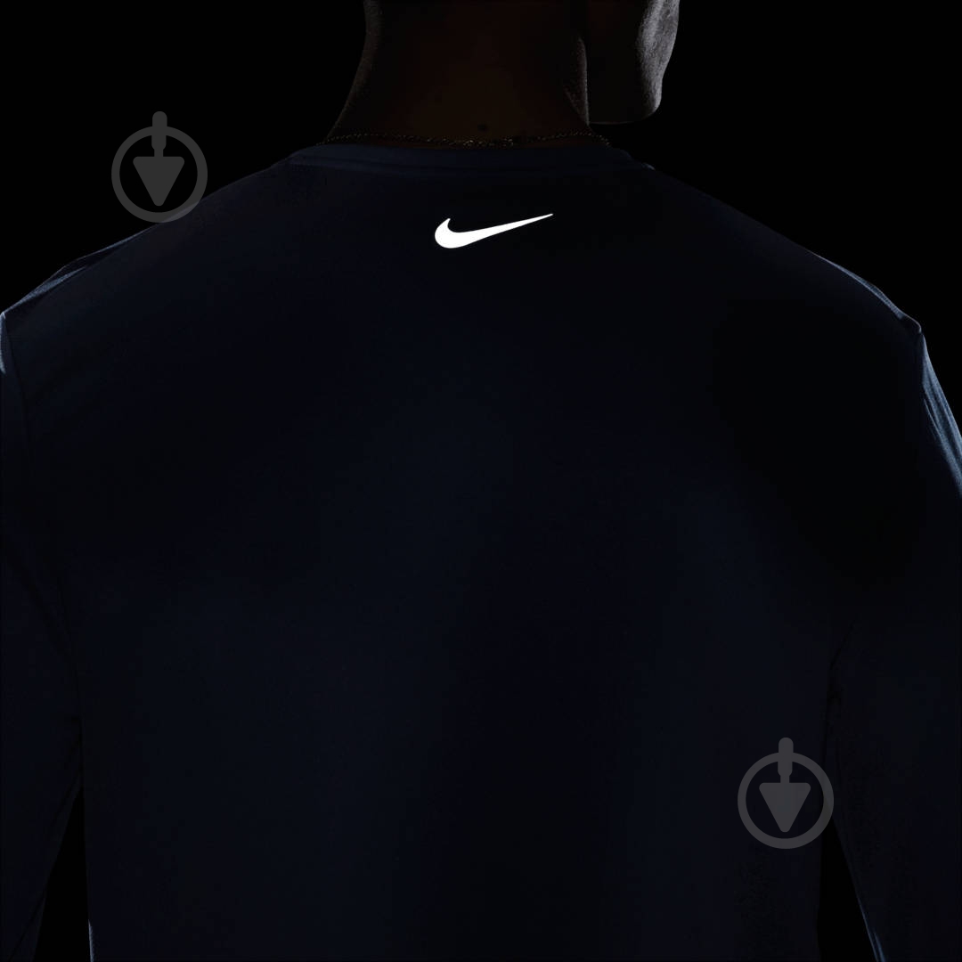 Футболка Nike M NK DF UV MILER TOP LS FLASH FB8552-476 р.XL синий - фото 9