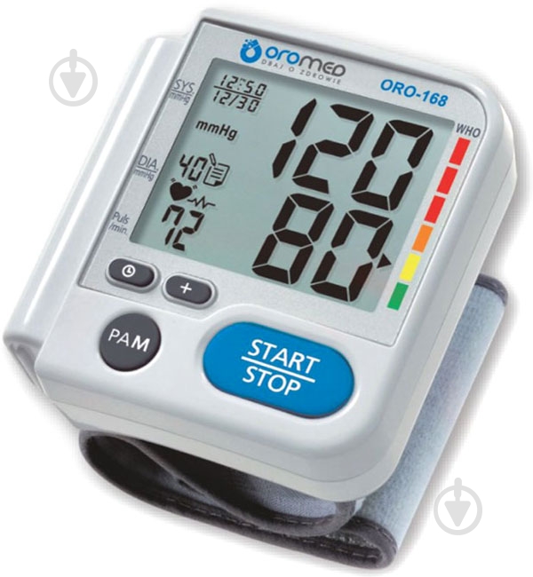Тонометр OROMED на зап'ястя ORO-168 - фото 1 Тонометр OROMED на зап'ястя ORO-168 - фото 1