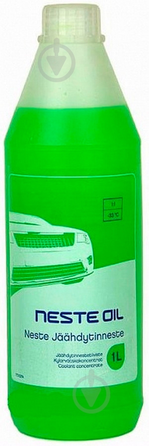 Антифриз Neste Oil -38 °С G11 концентрат 1 л зеленый - фото 1