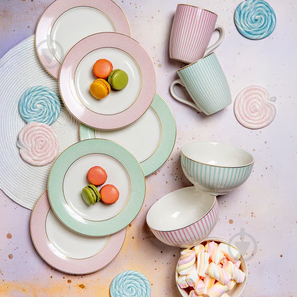 Салатник Ambition BLISS13х7 см бело-розовый - фото 6 Салатник Ambition BLISS13х7 см бело-розовый - фото 6