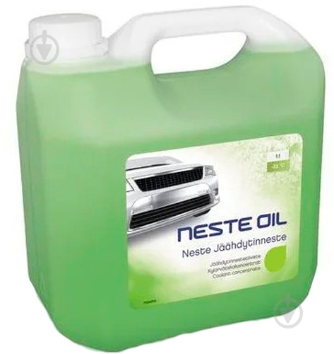 Антифриз Neste Oil (концентрат) Coolant -38 °С G11 концентрат 4 л зеленый - фото 1