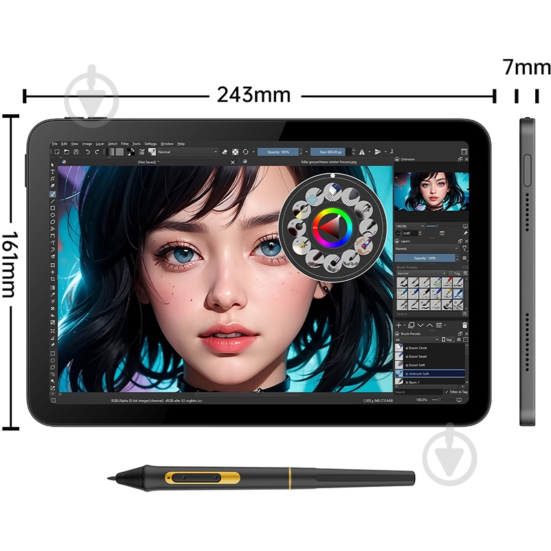 Монітор графічний Bosto BT-101C 10,1" BT-101C black - фото 4