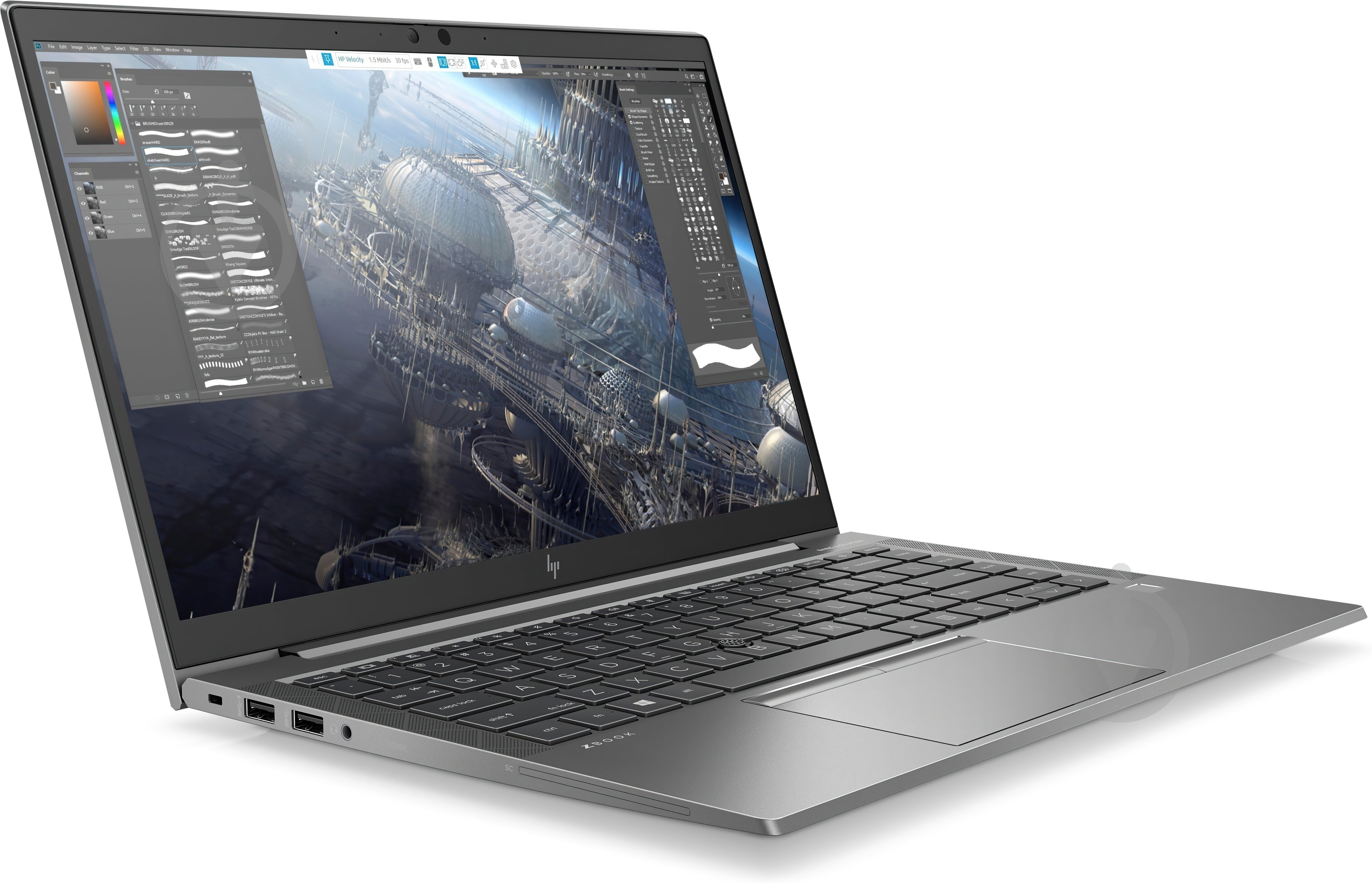 Ноутбук HP ZBook Firefly G8 14" (1A2F2AV_V20) silver - фото 2