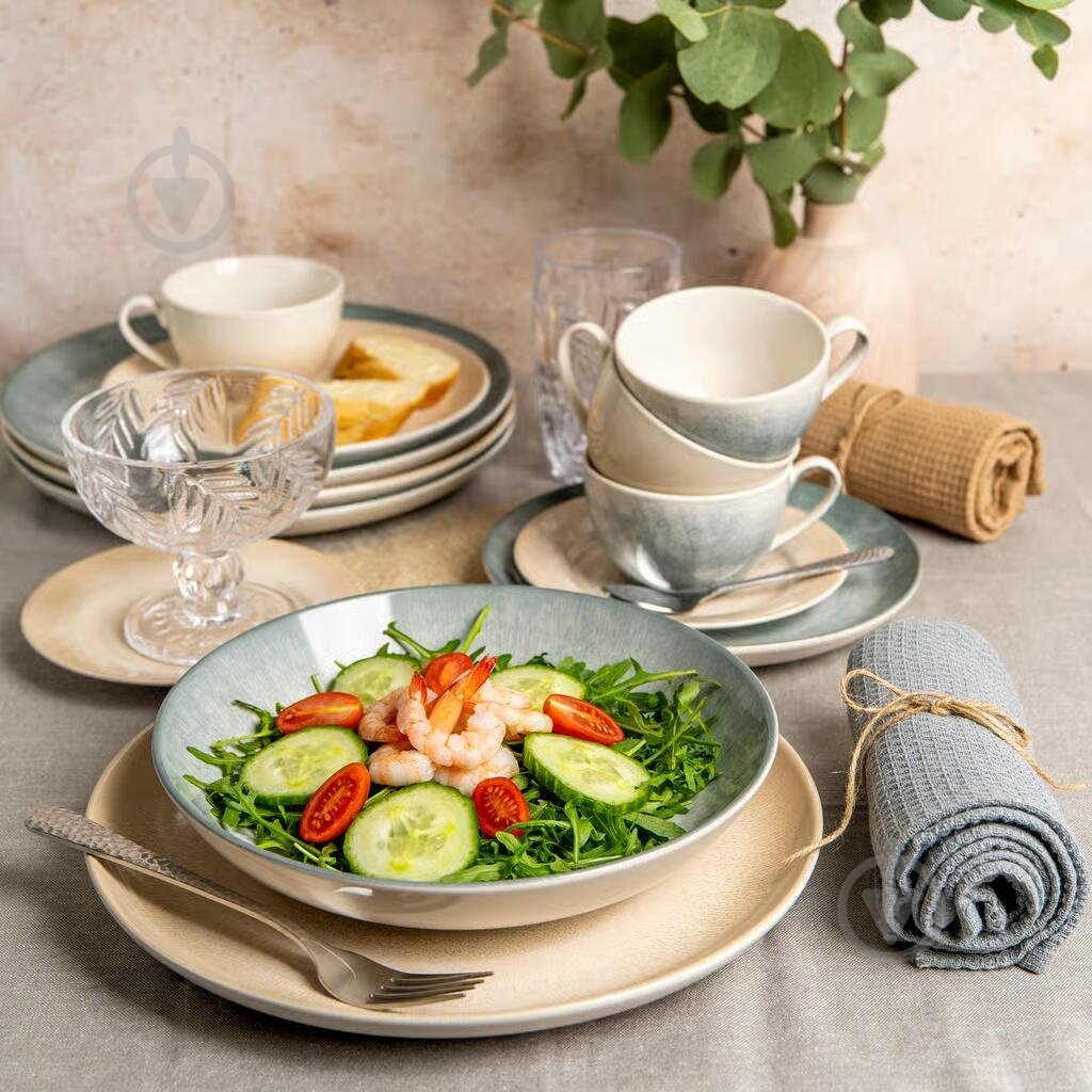 Чашка Ambition Aqua 220 мл сине-серая - фото 4 Чашка Ambition Aqua 220 мл сине-серая - фото 4